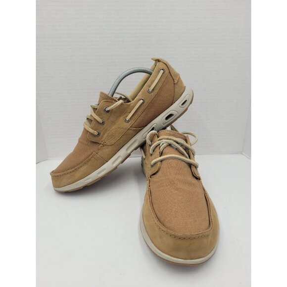 Columbia PFG Brown Boat Shoes Slip On Loafers Fishing Casual Comfort Mens Sz 11 - Picture 1 of 11